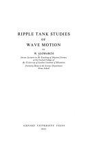 Ripple Tank Studies of Wave Motion