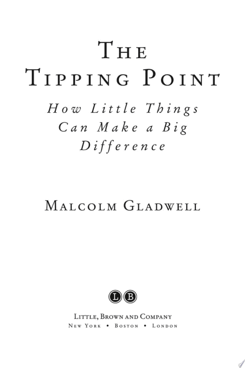 The Tipping Point